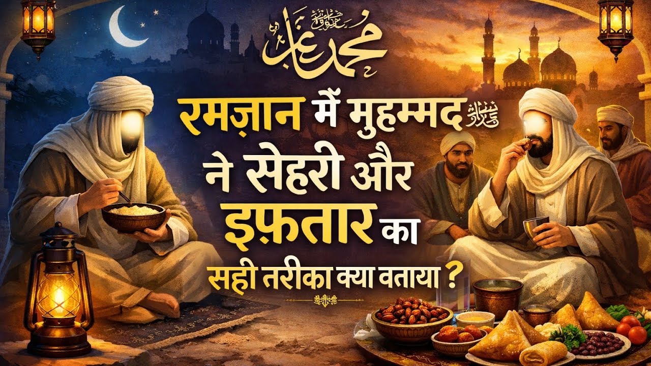 रमज़ान में नबी ﷺ की सेहरी और इफ्तार का पूरा वाक़िया |Mohammad ﷺ Sehri Aur Iftari Ka Sunnat Tarika 