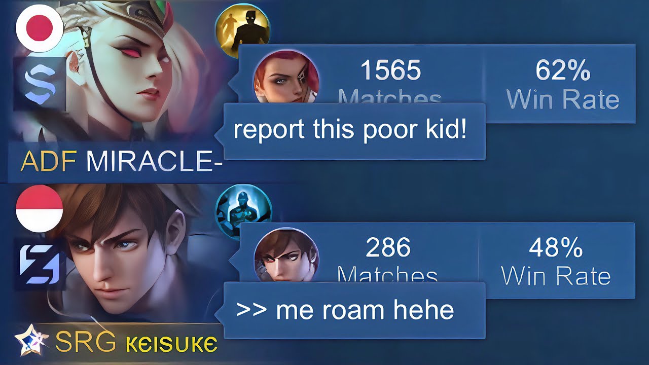 NOOB GUSION PRANK in SOLO RANK!!(he report me💀)