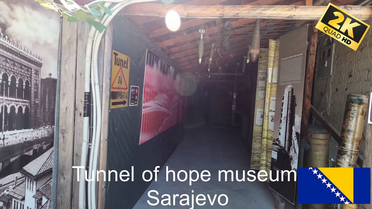 Tunnel of hope Museum in Sarajevo Bosnien-Hercegovina 🇧🇦- 2K - Warmuseum -