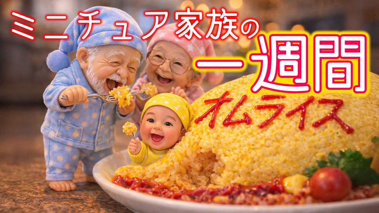 ミニチュア家族がガチャガチャしにいったよ#おじさん #ミニチュア #ガチャガチャ #vlog