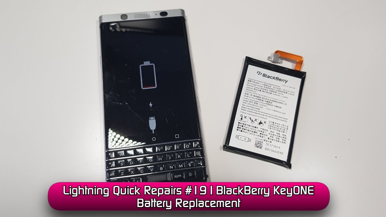 Lightning Quick Repairs #19 | BlackBerry KeyONE Battery Replacement