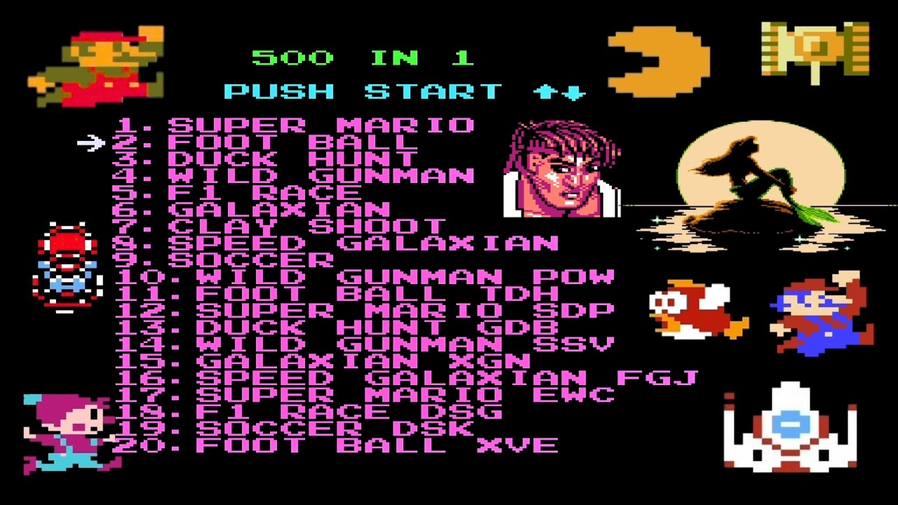 NES 500 in 1 Gameplay : All-Time Best Retro Games!