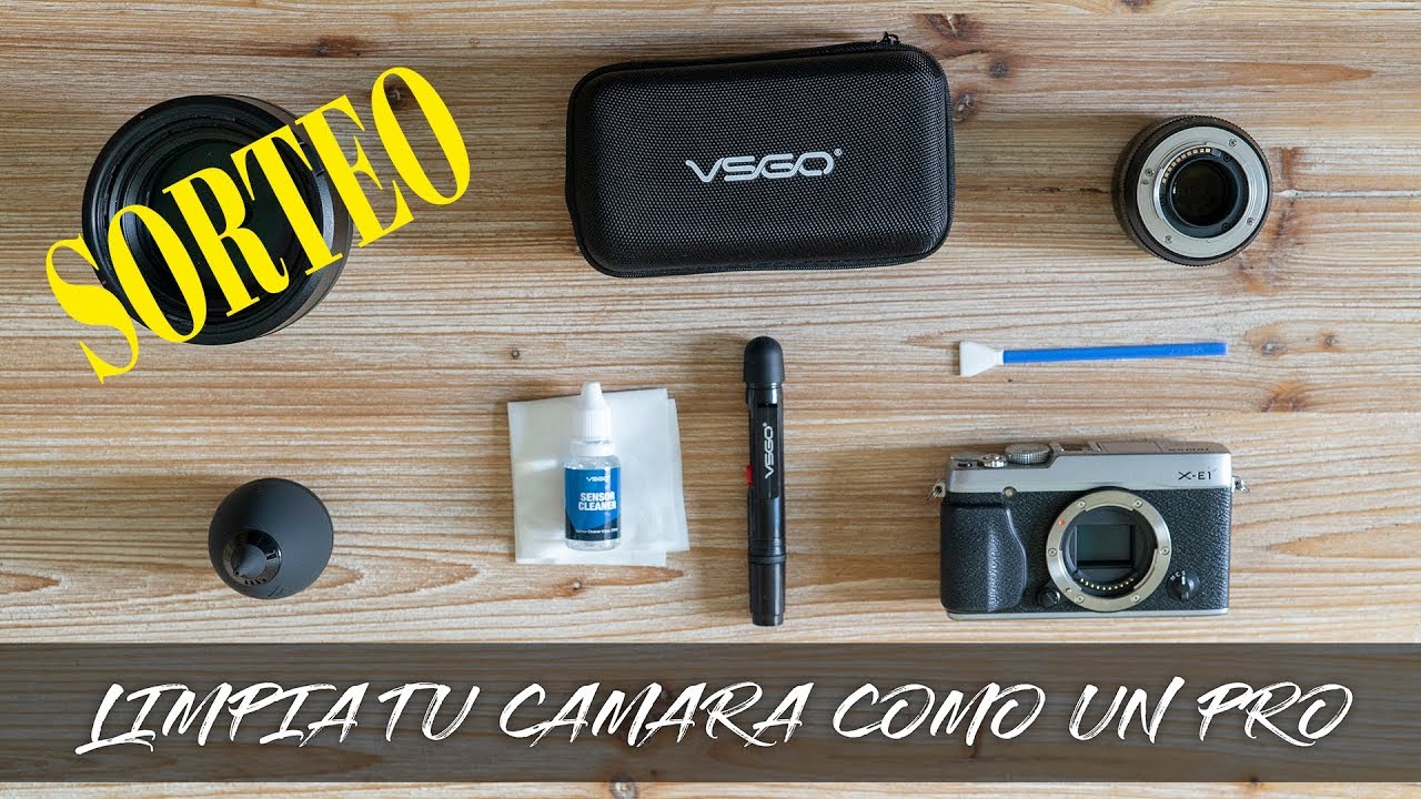 APRENDE A LIMPIAR TU CAMARA COMO UN PRO | SENSOR, LENTES Y CUERPO | SORTEO PRODUCTOS VSGO