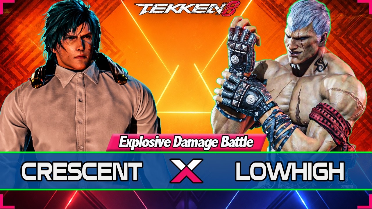 CRESCENT (CLIVE) против LOWHIGH (BRYAN) &mdash; безумно агрессивный геймплей | Tekken 8 |