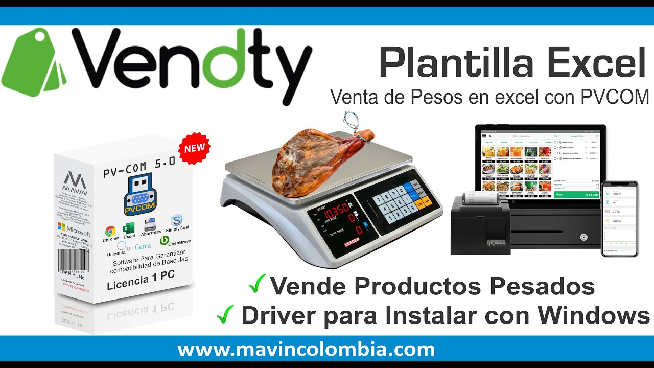 Como Vender con Bascula POS en Vendty POS, Fruver, abarrotes y Carnicerías automatizadas con Bascula