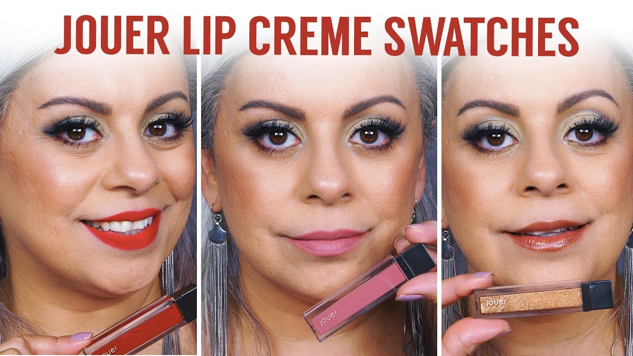 Jouer Lip Creme Liquid Lipstick Swatches | 12 Shades