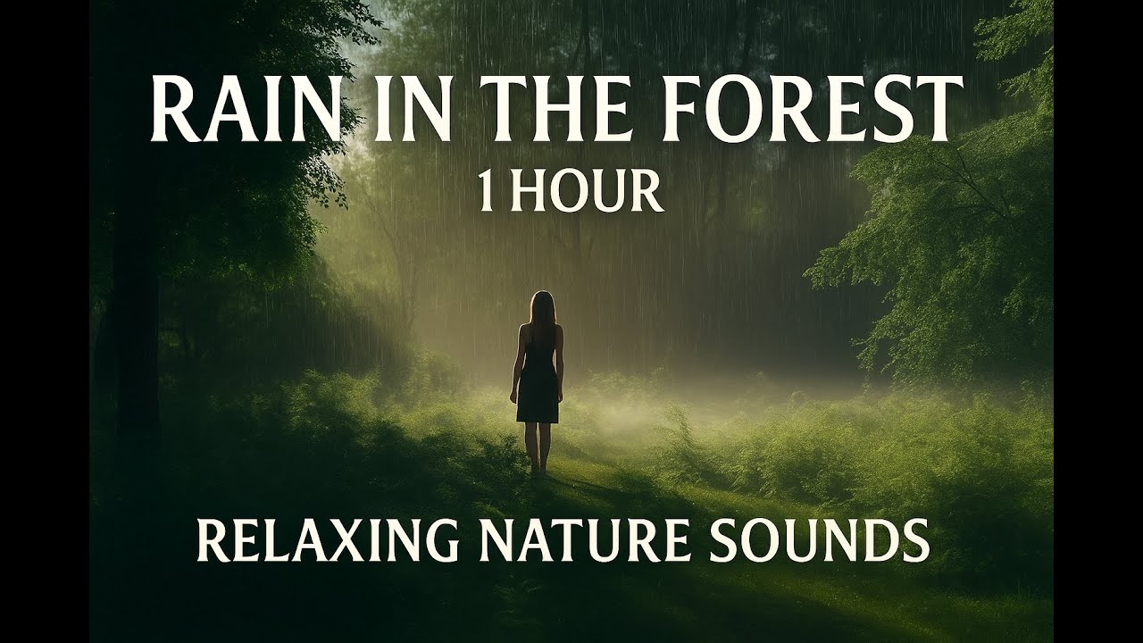Rainy Forest Ambience 🌧🌿 | Emotional Rain Sounds | 2 Hour Deep Sleep & Relaxation Video