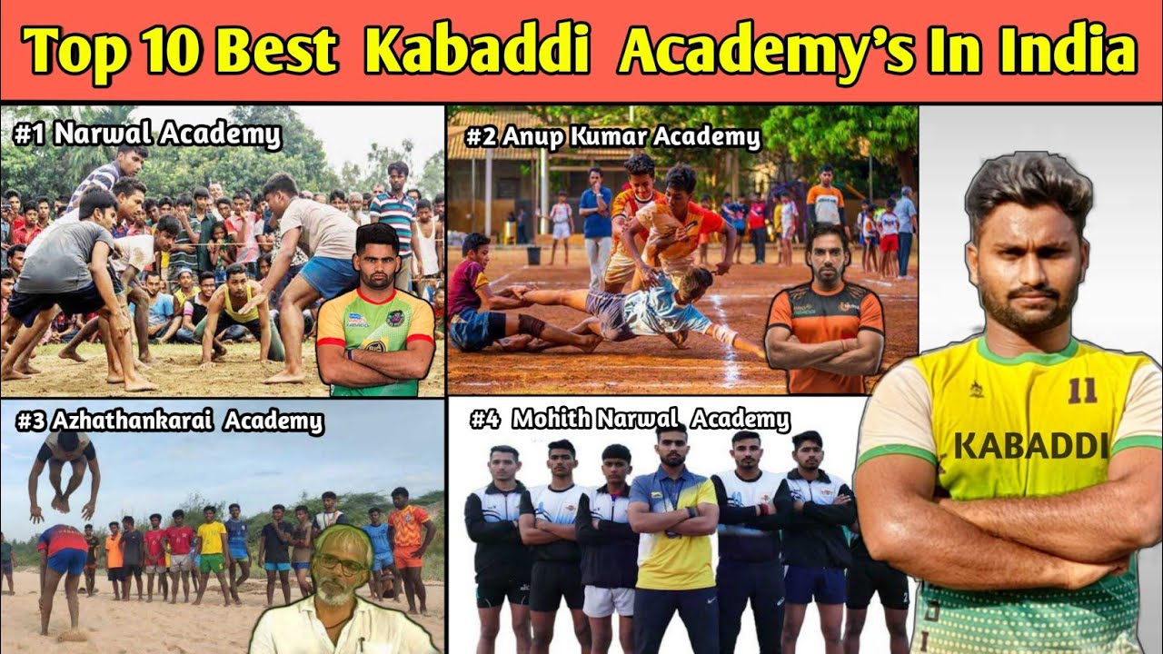 TOP 10 BEST KABADDI ACADEMY'S IN INDIA || PRO KABADDI || TELUGU MINDSET ||