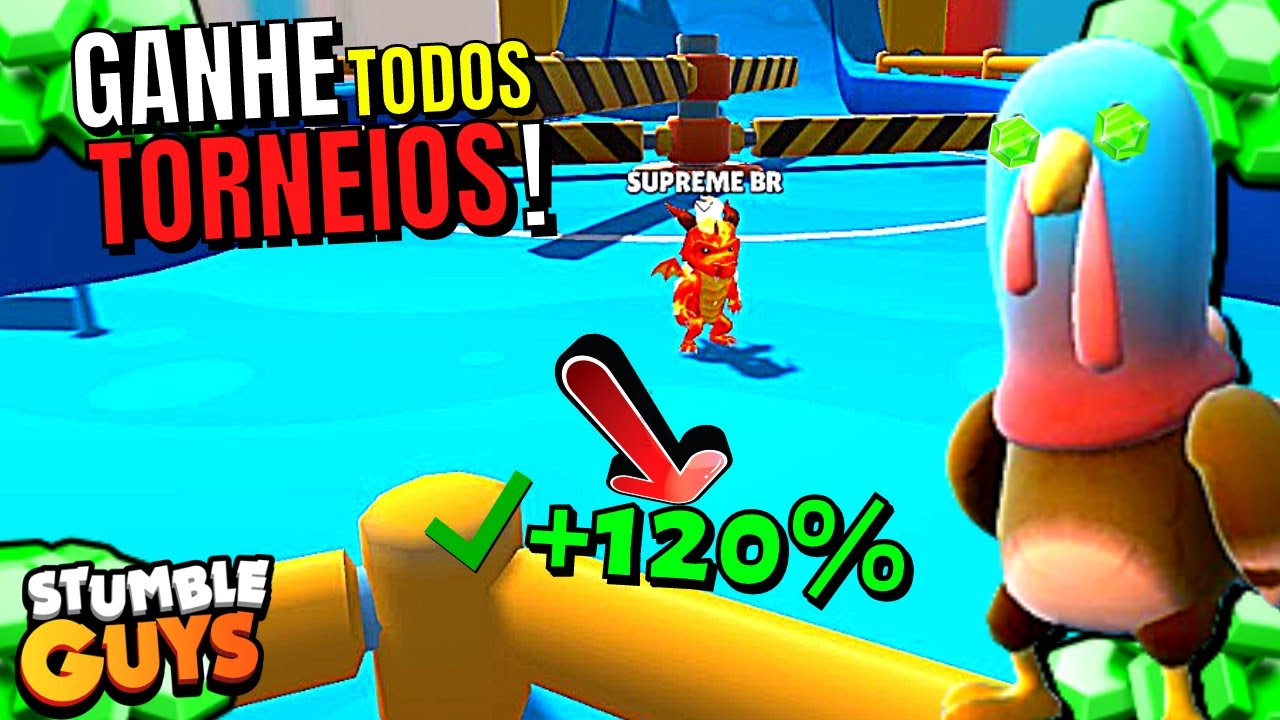 DICAS DE COMO GANHAR TORNEIOS NO STUMBLE GUYS 🏆