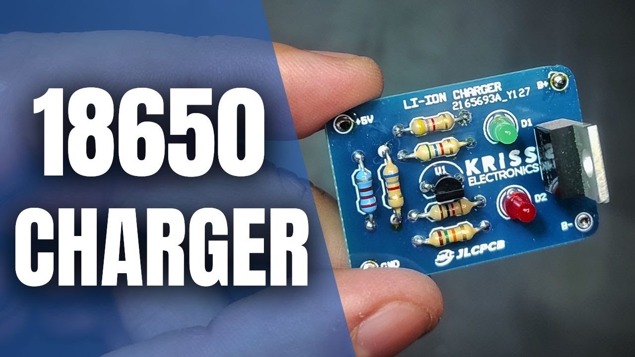 EL MÁS SIMPLE Cargador de BATERÍAS 18650 y LIPO 1S que puedes ARMAR