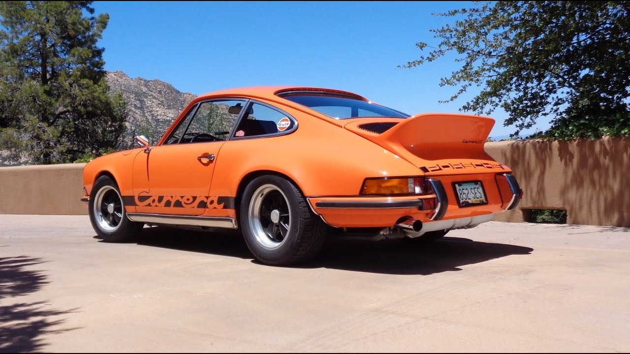 1973 Porsche 911 Carrera RS Touring & 2.7 Engine Sound & Ride on My Car Story with Lou Costabile