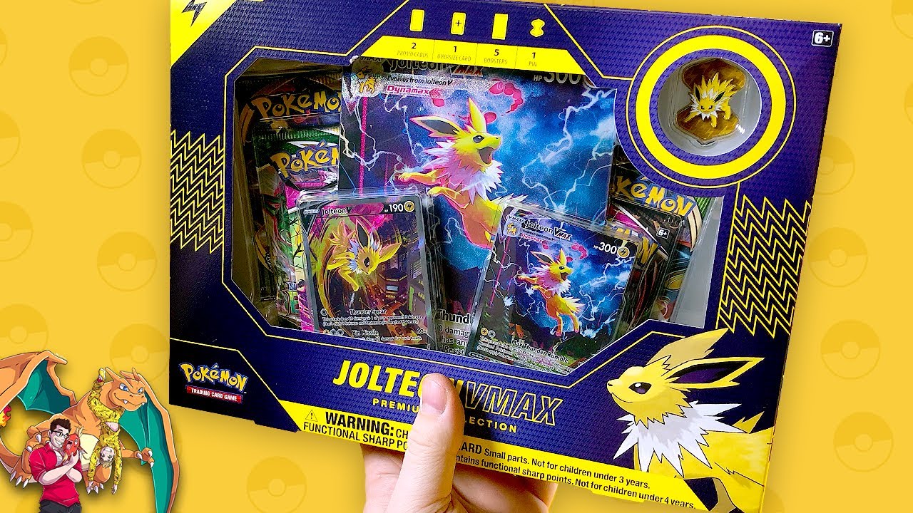 I'm so Excited! Pokemon Jolteon Vmax Premium Collection Box Opening