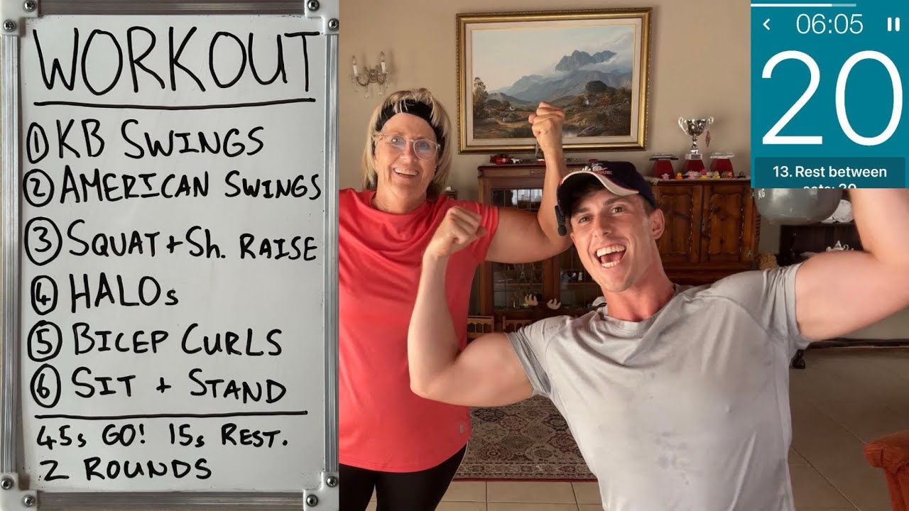 Upper Body Kettlebell HIIT Workout | Strength, Posture & Arm Endurance