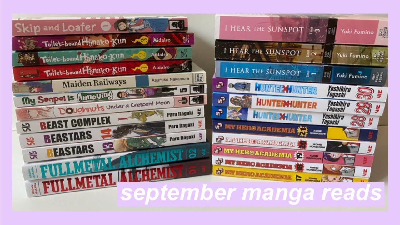 september manga reading log