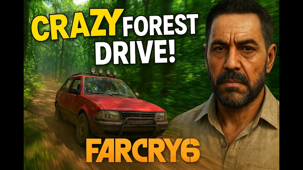 Crazy Car Drive in the Forest 🚗Ganimikava | #farcry6 #car #gaming @GanimikavaOfficial