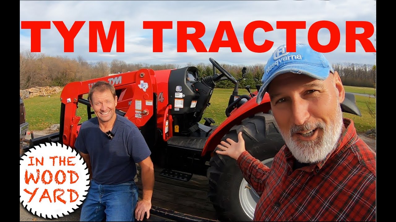 TYM T394 Tractor - In The Wood Yard! #510