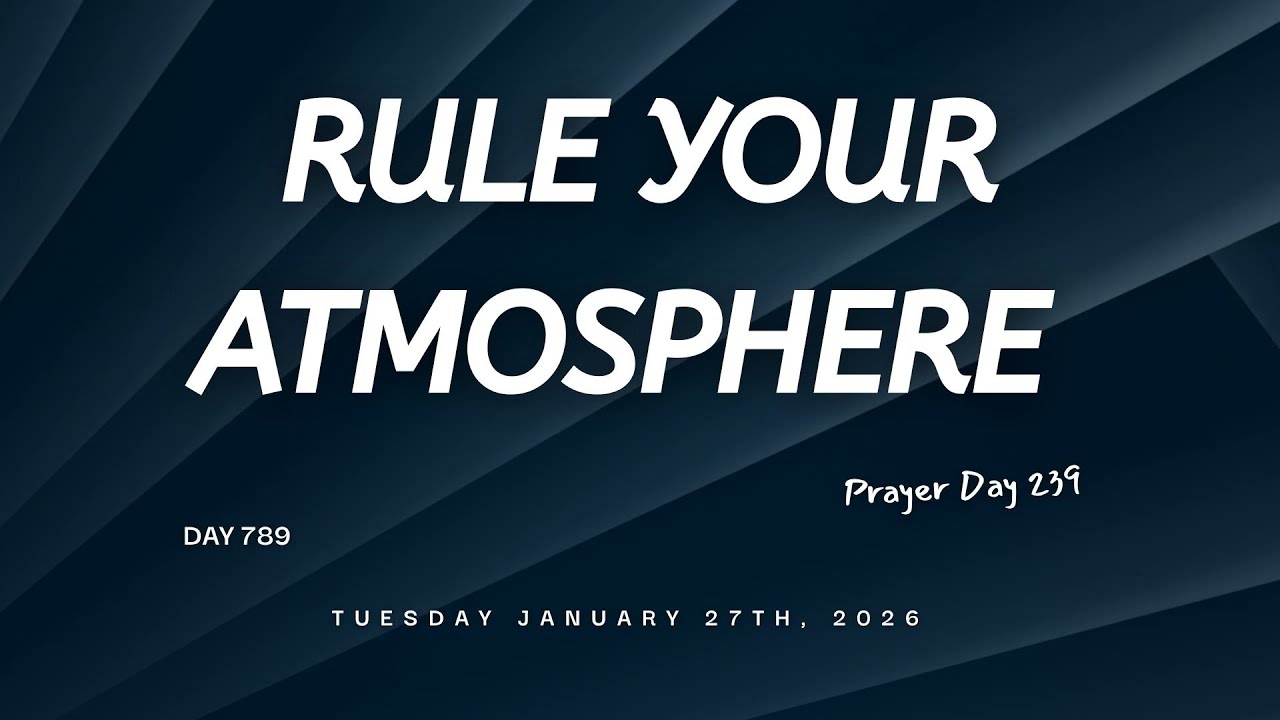 RULE YOUR ATMOSPHERE #DAY789 With Apostle Christophe SEBAGABO
