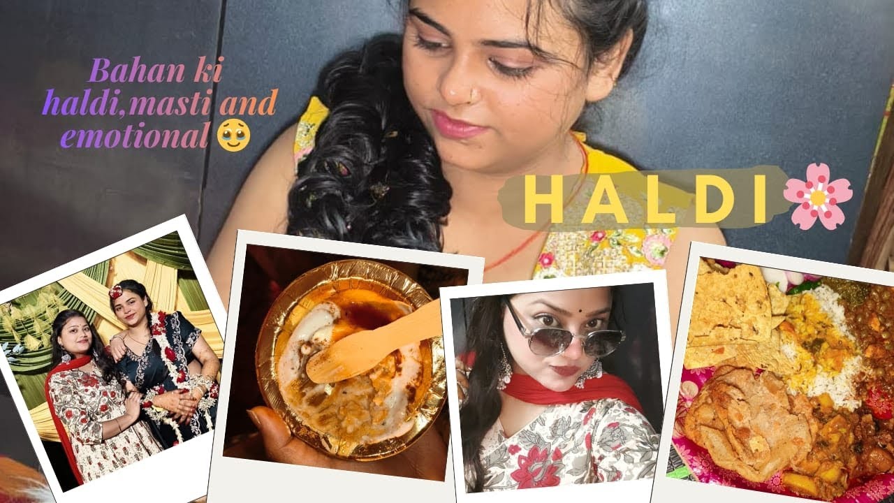 Haldi vibes,and sister's glow 🌟🌸🥰full masti and drama 😱💓🥹