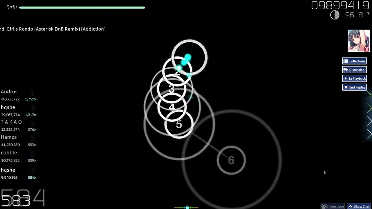 8.98* Girl's Rondo Addiction +DT Reverse Choke