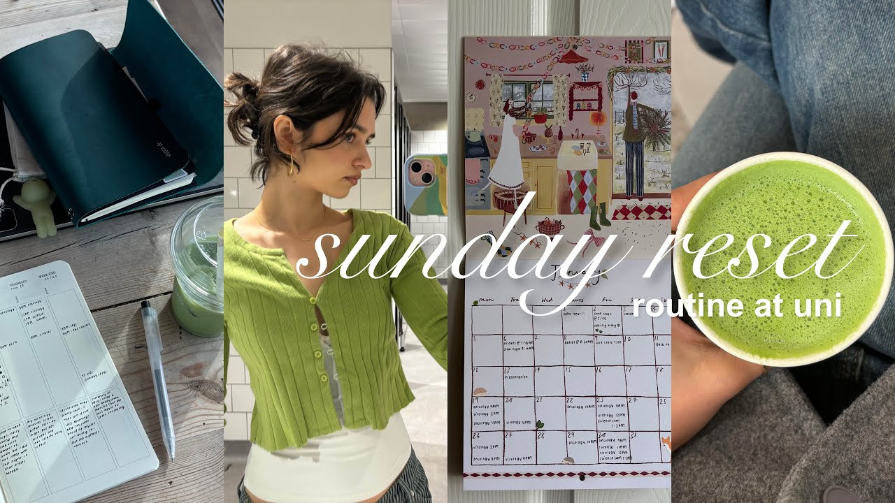 my sunday reset routine at uni