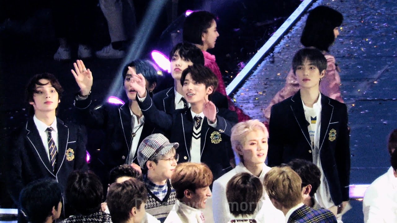 2019 SBS gayo daejeon TXT ending fancam Full 가요대전 투모로우바이투게더 엔딩