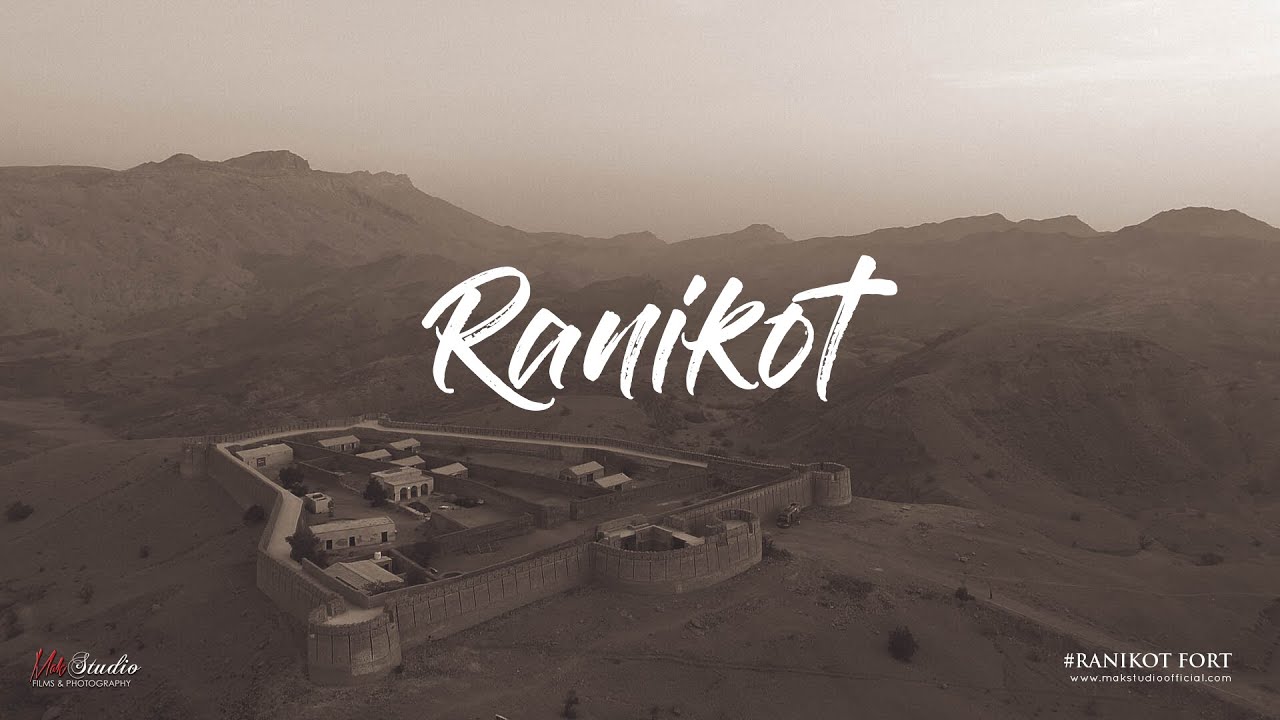 Aerial Views-Ranikot Fort (Pariyon jo Tar) 4K