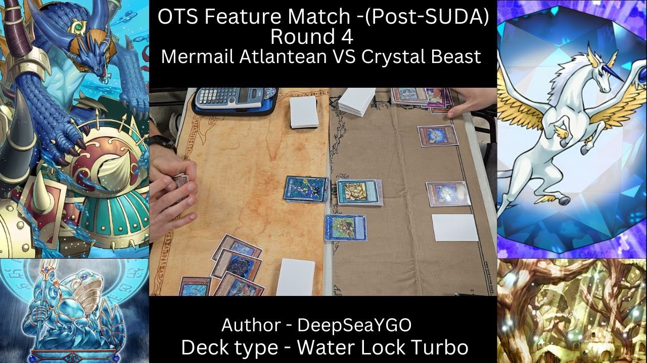 Yugioh - OTS Tourney Round 4 - Mermail Atlantean vs Crystal Beast