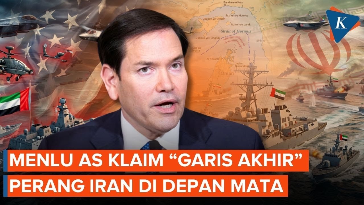 AS Klaim 'Garis Akhir' Perang Iran di Depan Mata, UEA Berupaya Buka Selat Hormuz
