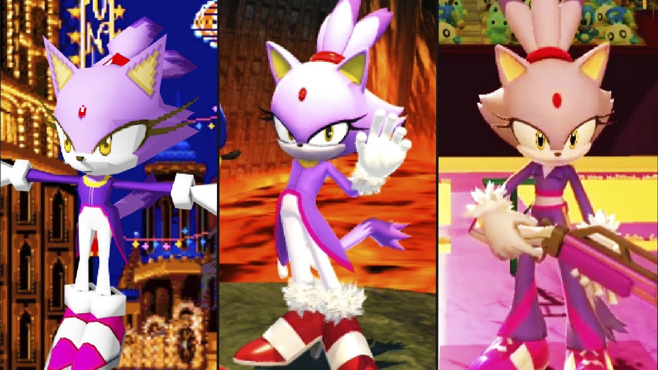 ALL Blaze the Cat Appearances in Sonic Games