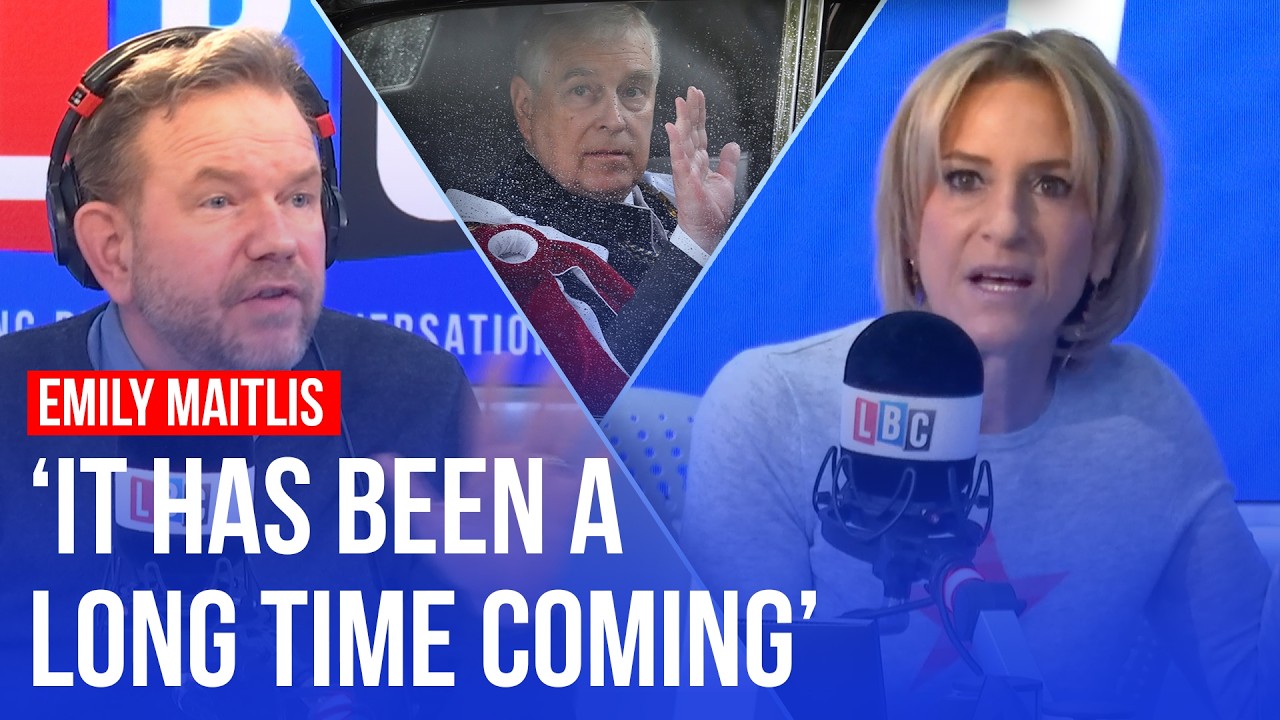 Emily Maitlis reacts to Andrew Mountbatten-Windsor’s arrest with mixed emotions