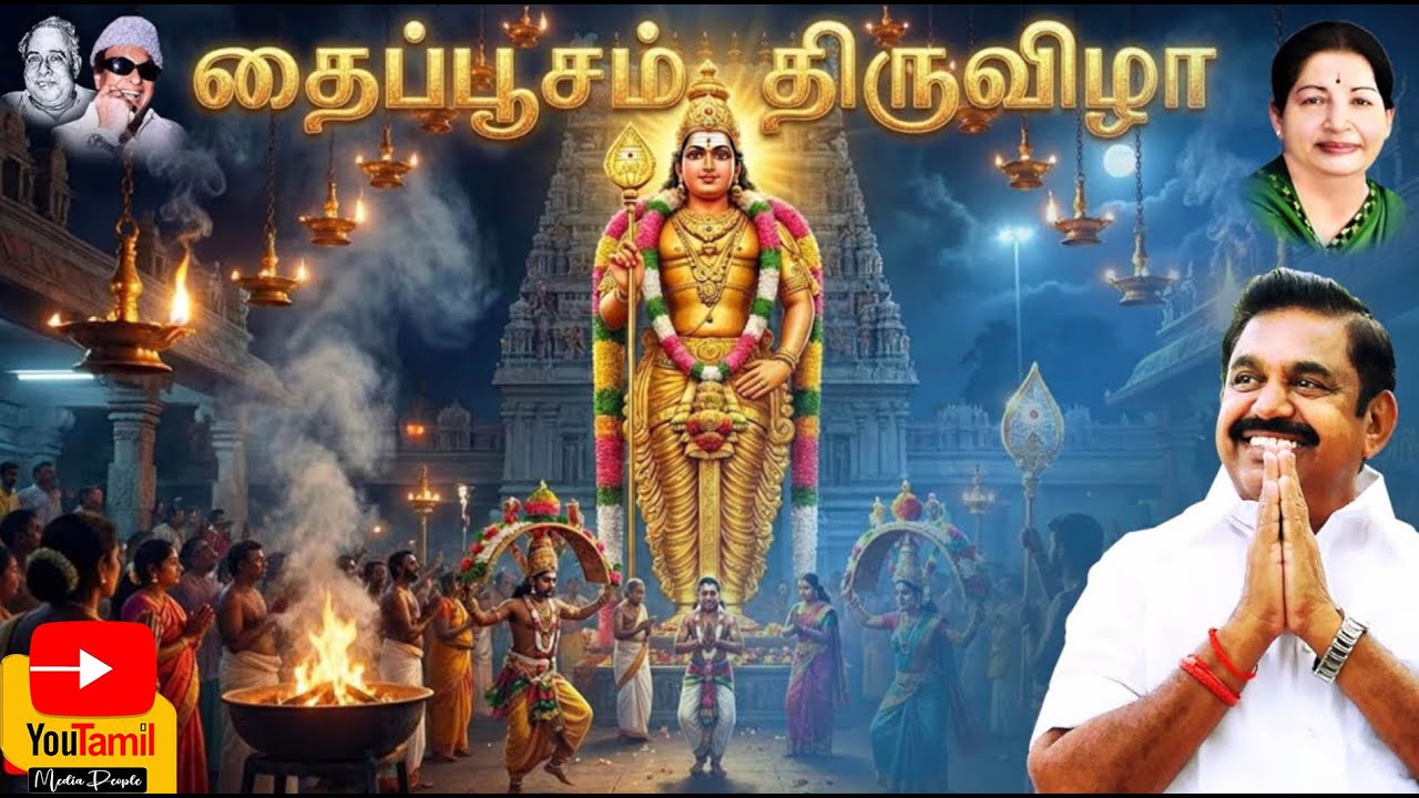 🔴 LIVE : தைப்பூசம் திருநாள் | மாண்புமிகு எடப்பாடி K. பழனிசாமி | 01-02-2026 |Live at www.YouTamil.in