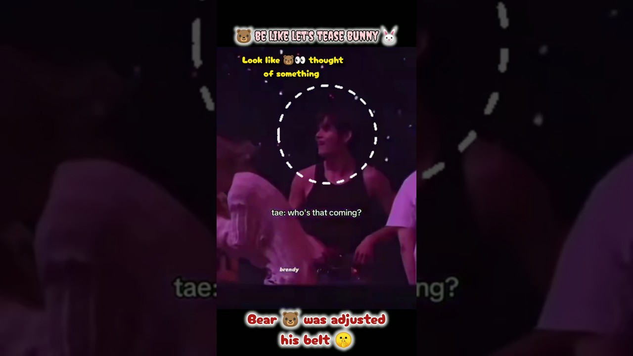 bear🐻 who's that coming? 💪🏻🐰🐻#taekook #taehyung#btsarmy #jhope #jin #jungkook #vkook #btsshorts #jk