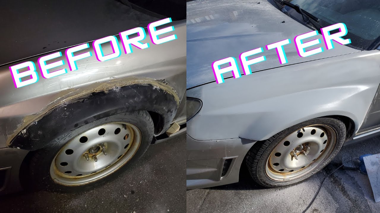 Moulding Fender Flares On a Subaru Impreza