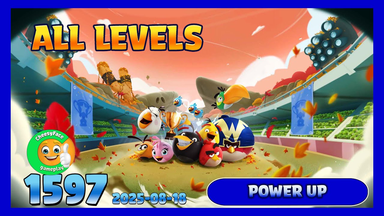 ALL LEVELS - HIGHEST SCORE POWER-UP in Angry Birds Friends Tournament 1597 18-08-2025