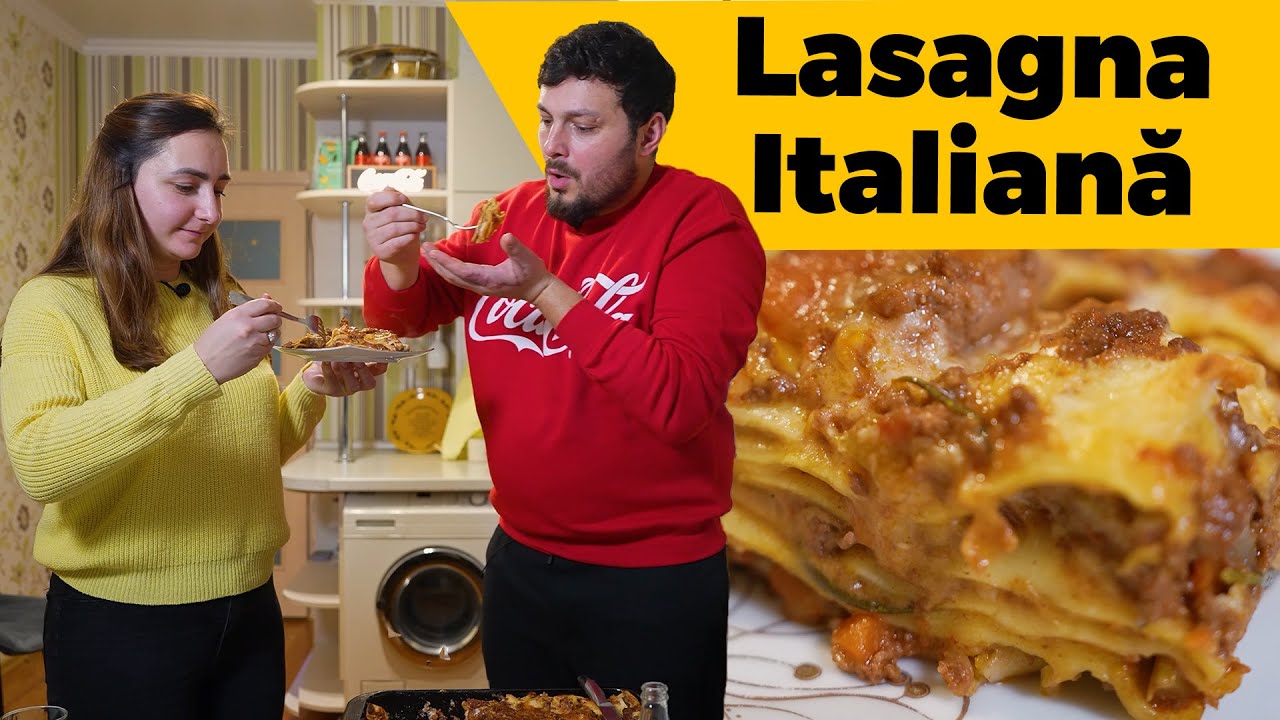 Am pregătit LASAGNA ITALIANĂ de Crăciun la fana mea acasă