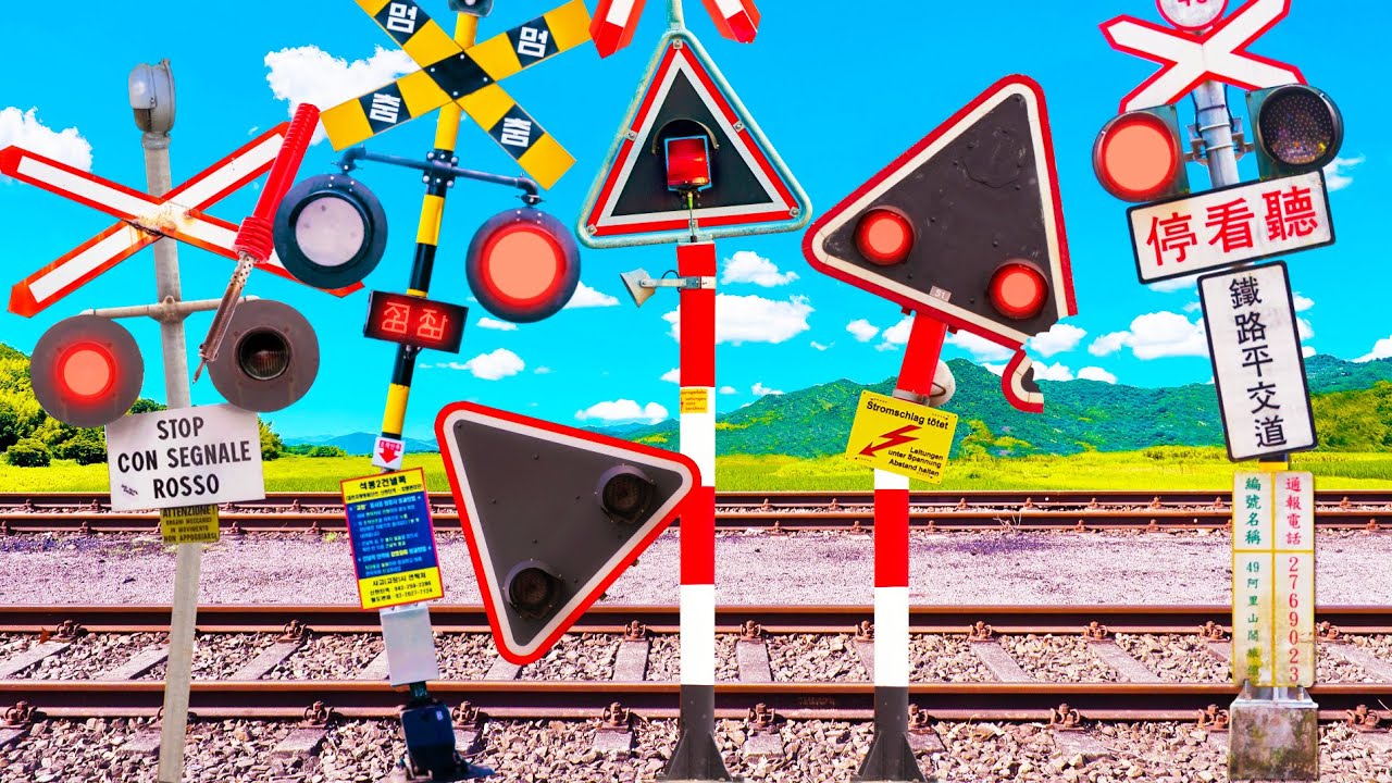 Railroad Crossing Wanting to Repair Damaged Parts (Bahnübergang)