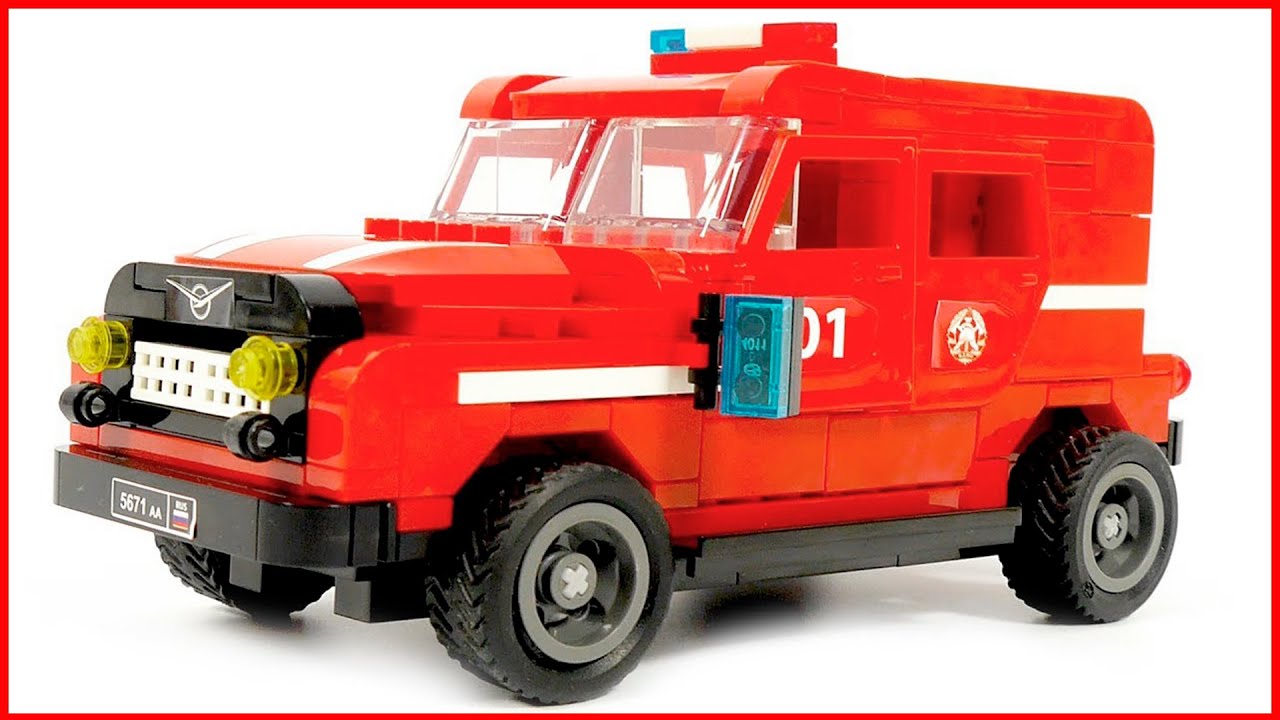 Пожарная машина Город Мастеров 8847-S  УАЗ ХАНТЕР