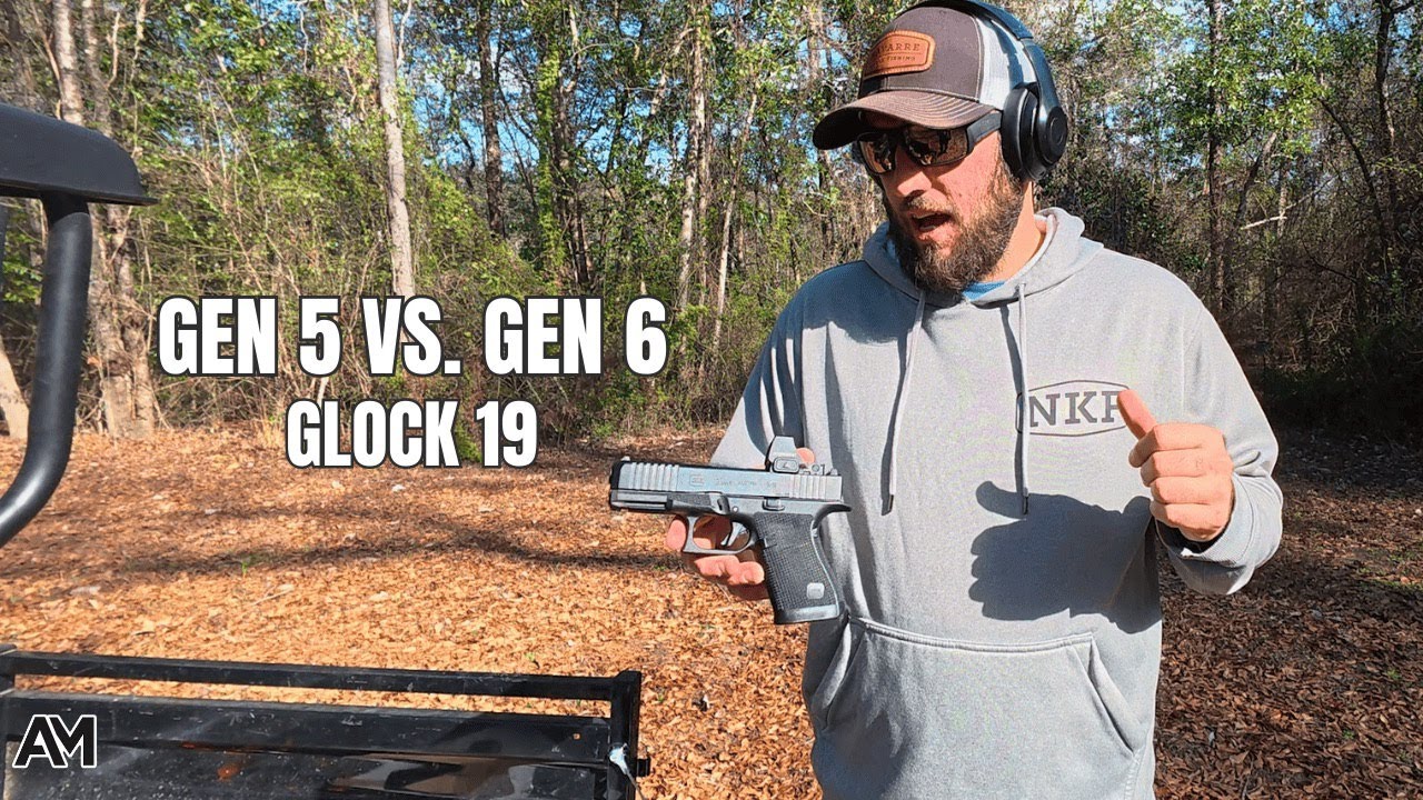 Glock 19 6-го поколения против Glock 19 5-го поколения: один выглядит круче, но стреляет одинаково.