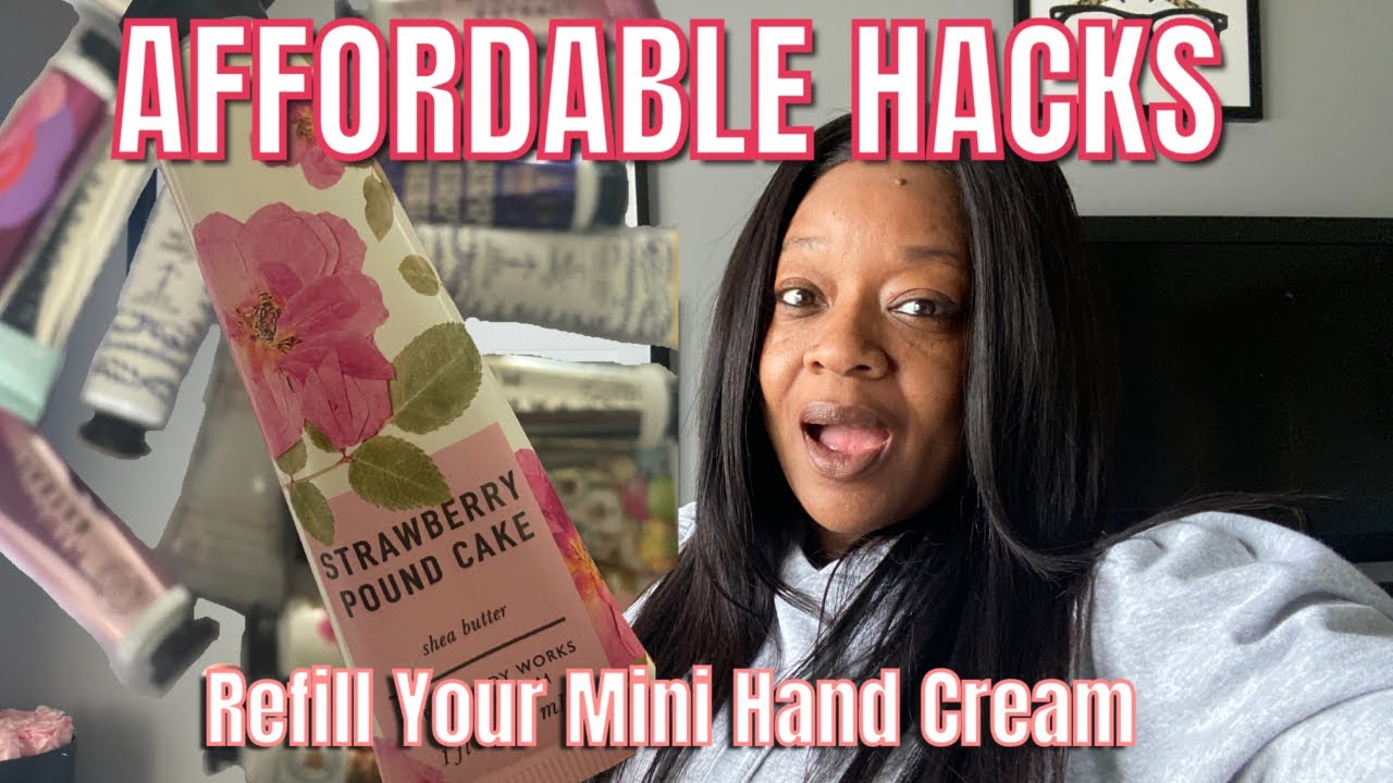 How To Refill Your Bath & Body Works Mini Hand Cream Bottle | Affordable Hacks