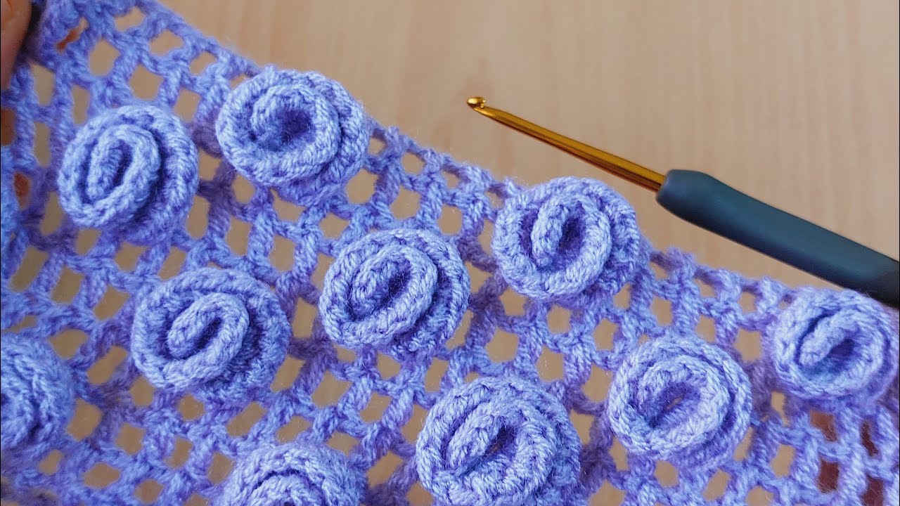 wow!👌 super! very very easy flashy crochet /çok çok kolay gösterişli tığ işi