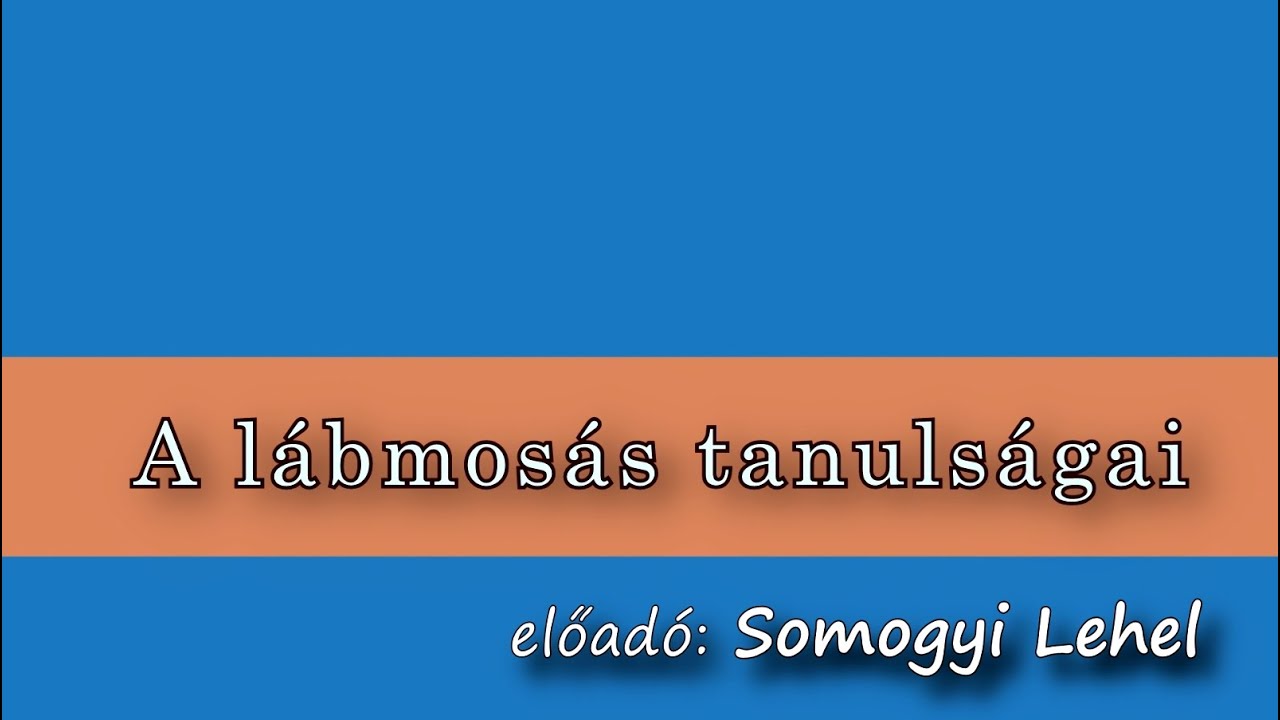 A l&aacute;bmos&aacute;s tanuls&aacute;gai - Somogyi Lehel