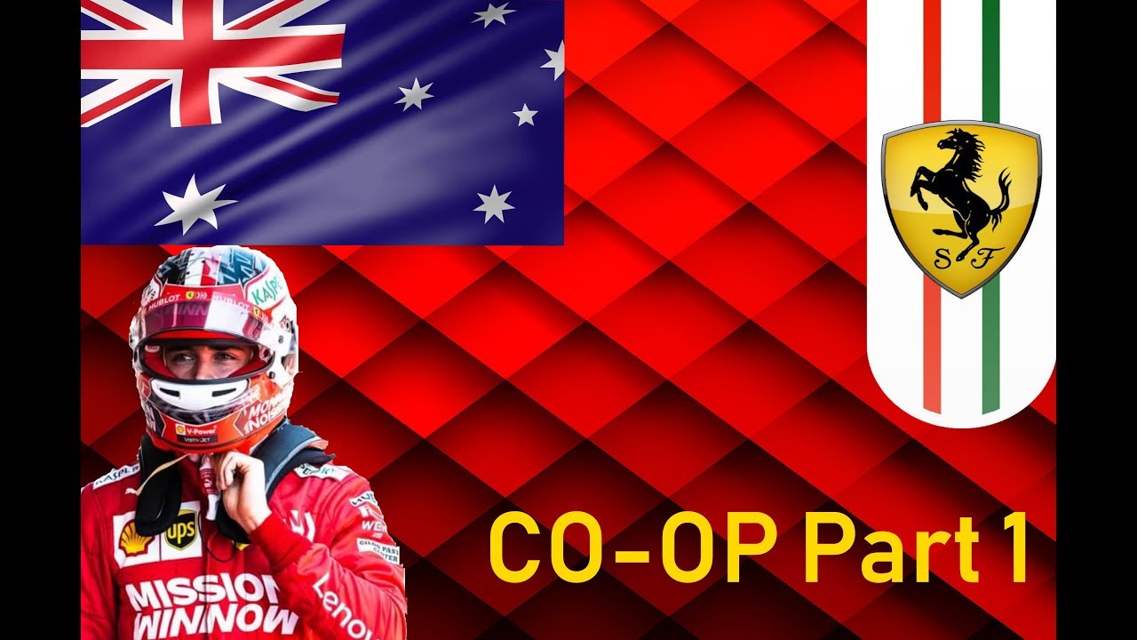 F1 2019 CO-OP Career Mode Part 1 w/CJHgaming