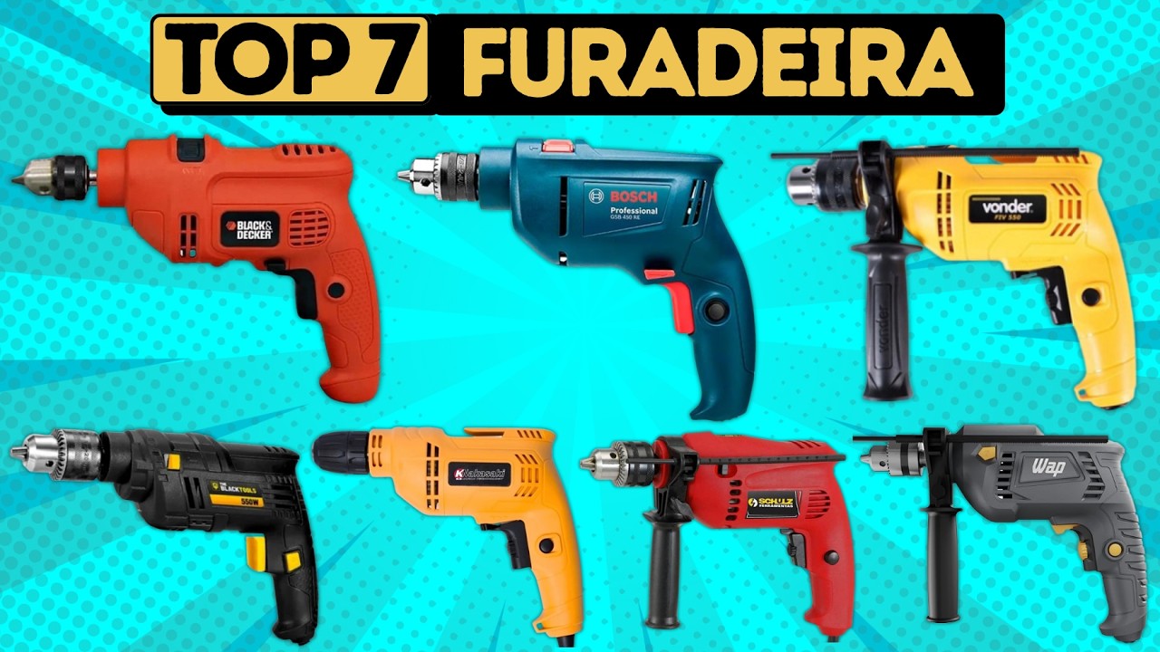 Melhor Furadeira de Impacto 2025: Pot&ecirc;ncia N&Atilde;O &eacute; TUDO! Qual COMPRAR?