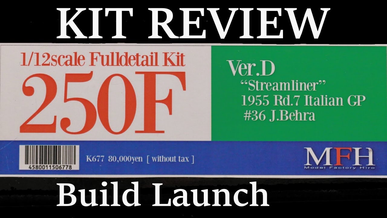 Model Factory Hiro 1/12 Maserati 250F Streamliner kit review/project launch