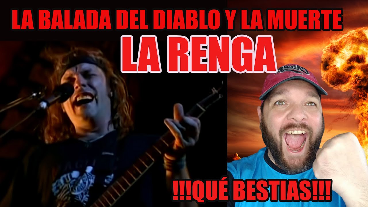 LA RENGA, LA BALADA DEL DIABLO Y LA MUERTE, CANTANTE ESPAÑOL REACCIONA💥, QUE BESTIALIDAD▶