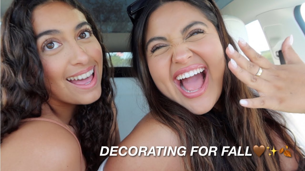 DECORATING the house for the FIRST TIME?! *FALL VIBES VLOG* | the Aguilars