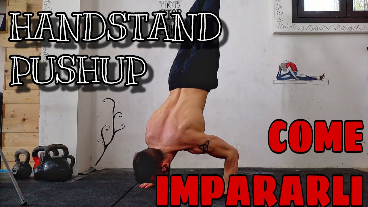HOW TO HANDSTAND PUSHUP