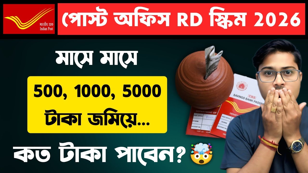 পোস্ট অফিস RD স্কিম 2026 | Post Office Recurring Deposit Scheme Details & Interest Rate 2026