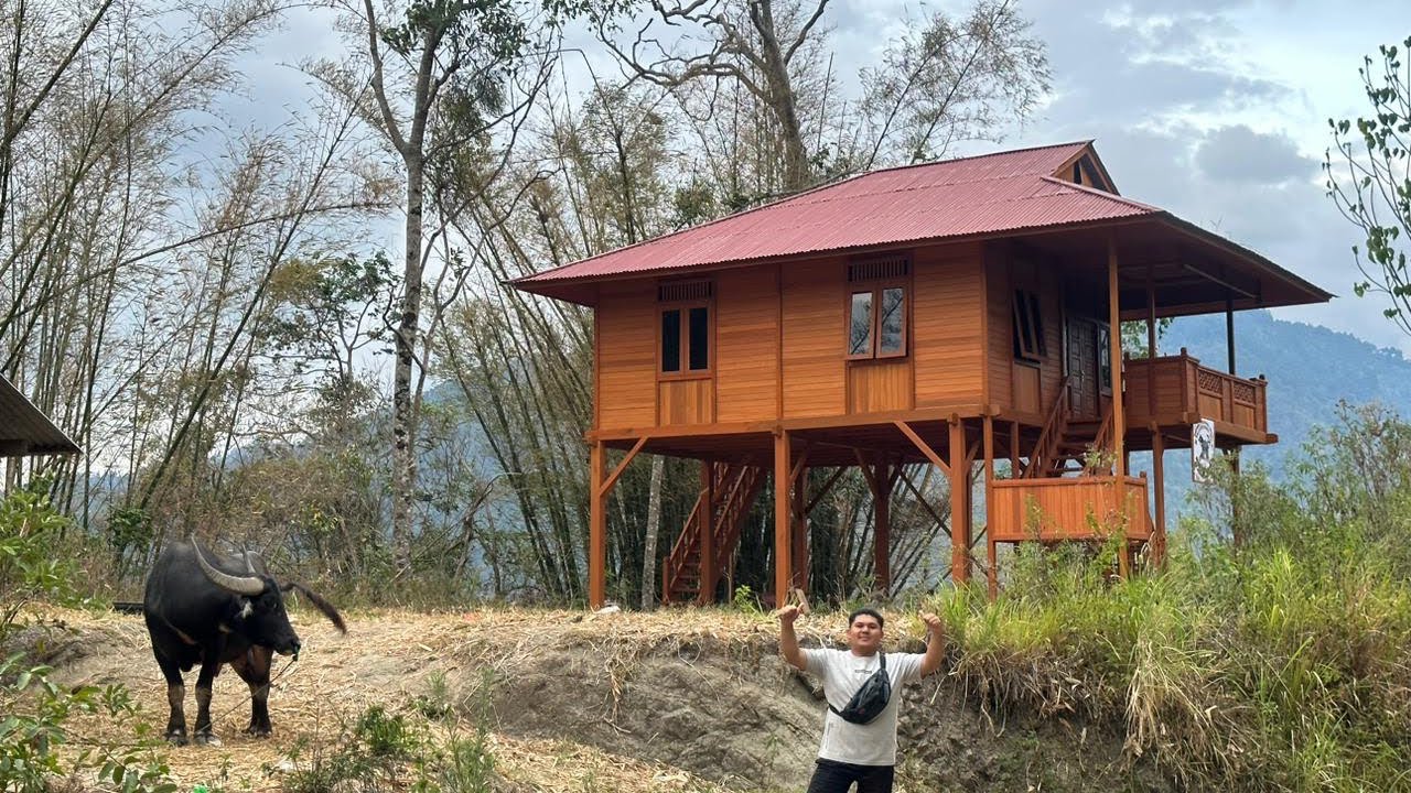 CV.AMANG KASURUAN/FERDINAND LENGKEY,RumahKayuMinahasa Ukuran 7mx9m(2 kamar) diToraja#pengusahamuda