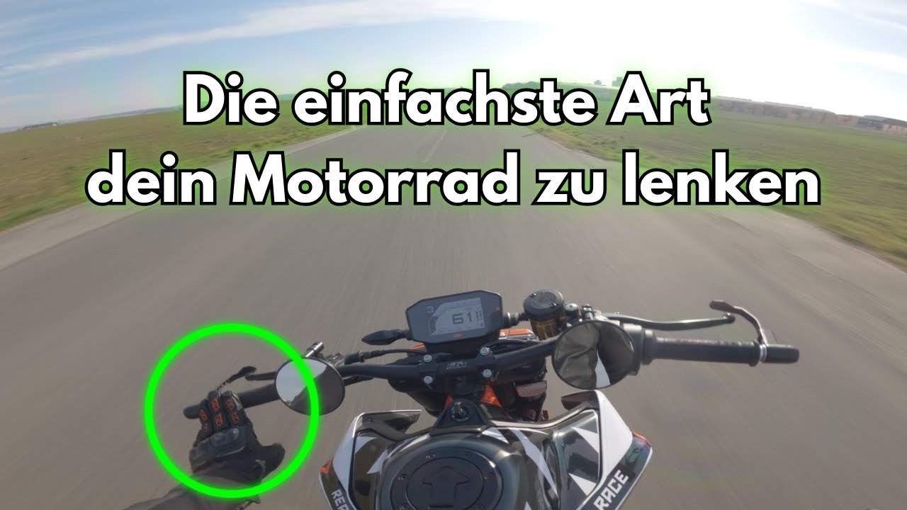So lenkst du jedes Motorrad – Lenkimpuls einfach erklärt!